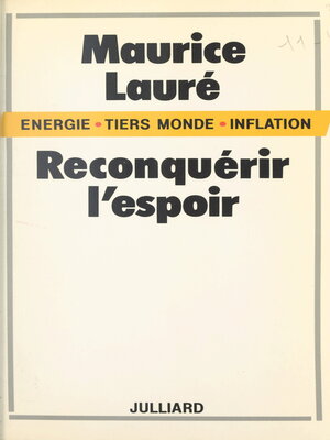 cover image of Énergie, Tiers Monde, inflation